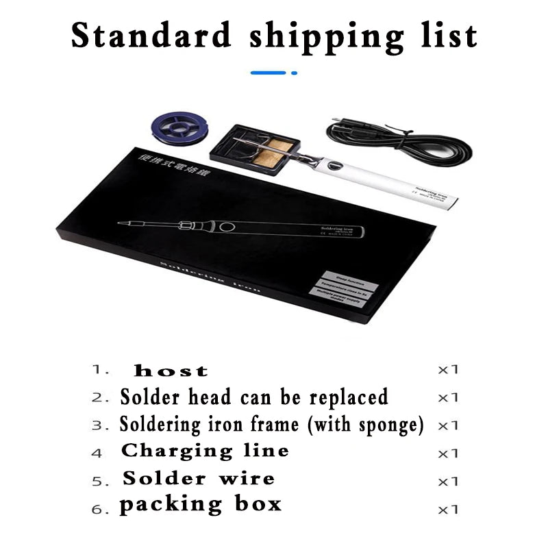 USB 5V Portable Micro Wireless Soldering Iron